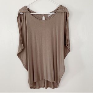Michael Stars Rayon wide dolman top